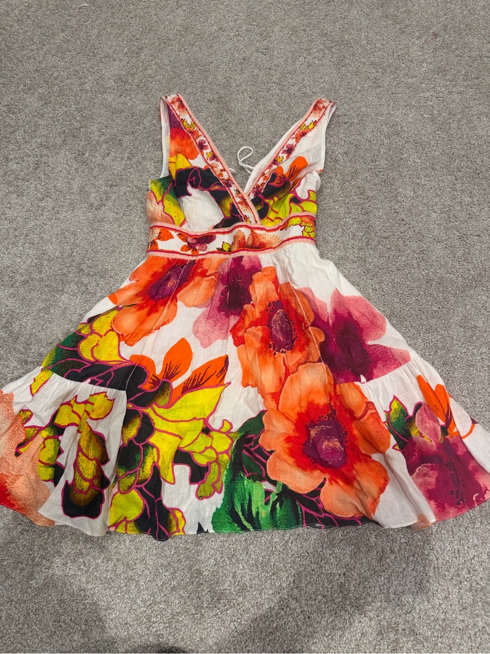Camilla Pretty as a Poppy Floral V-Neck Dress